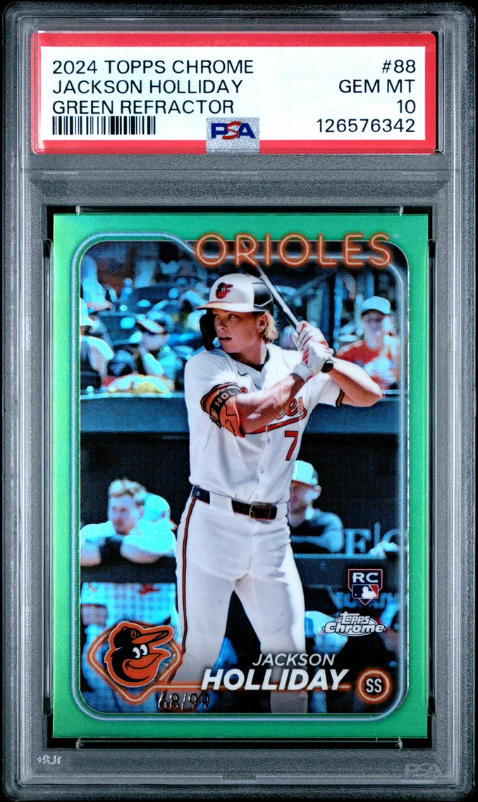 2024 #88 Jackson Holliday PSA 10 Topps Chrome