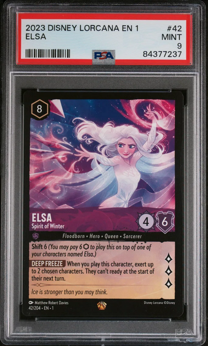 2023 #42 ELSA PSA 9 Disney Lorcana EN 1-the First Chapter