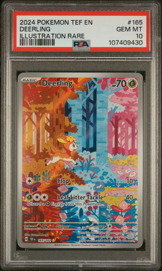 2024 #165 Deerling PSA 10 Tef EN-Temporal Forces