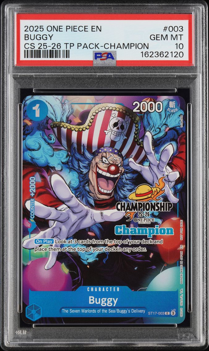 2025 #003 Buggy PSA 10 One Piece