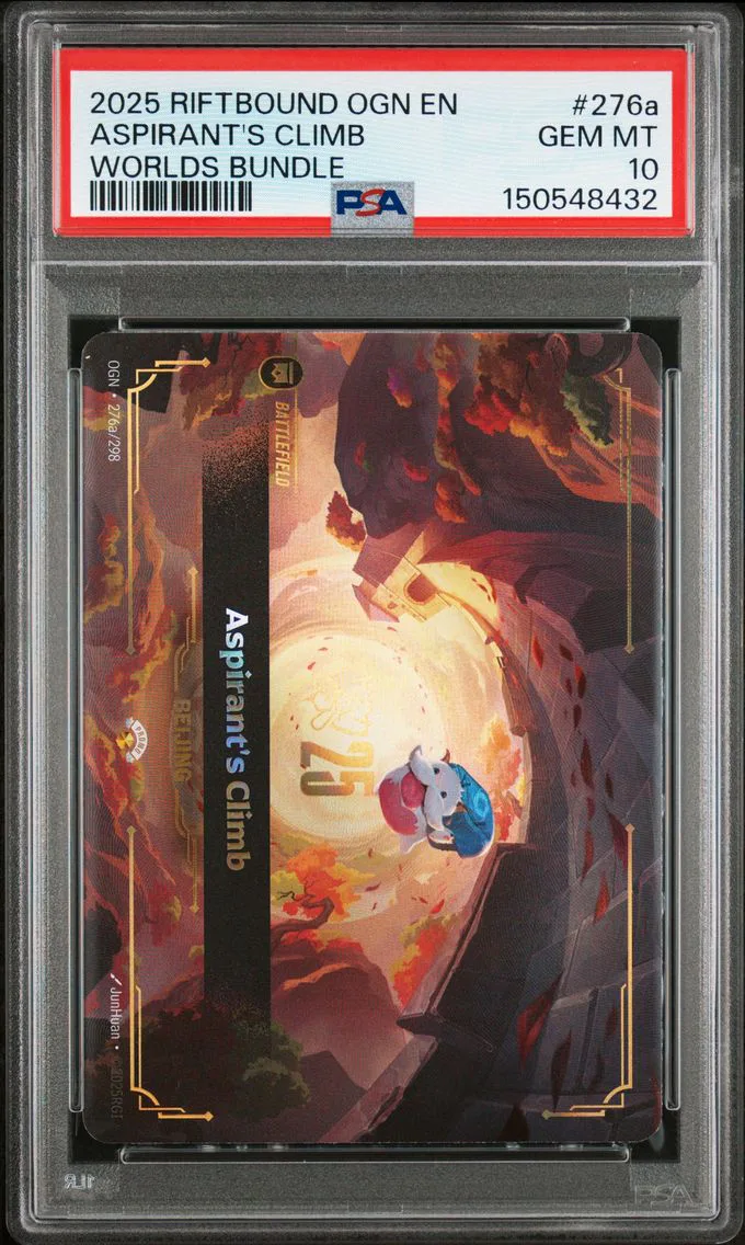 2025 #276a Aspirant's Climb PSA 10 Riftbound: League of Legends Ogn-Origins
