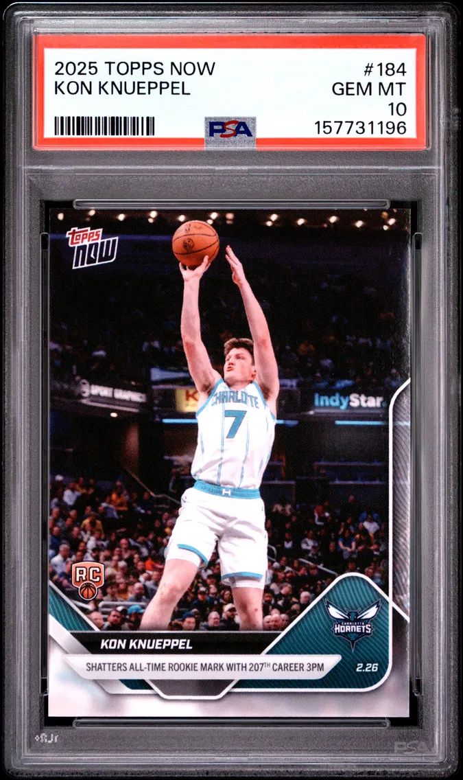 2025 #184 Kon Knueppel PSA 10 Topps Now