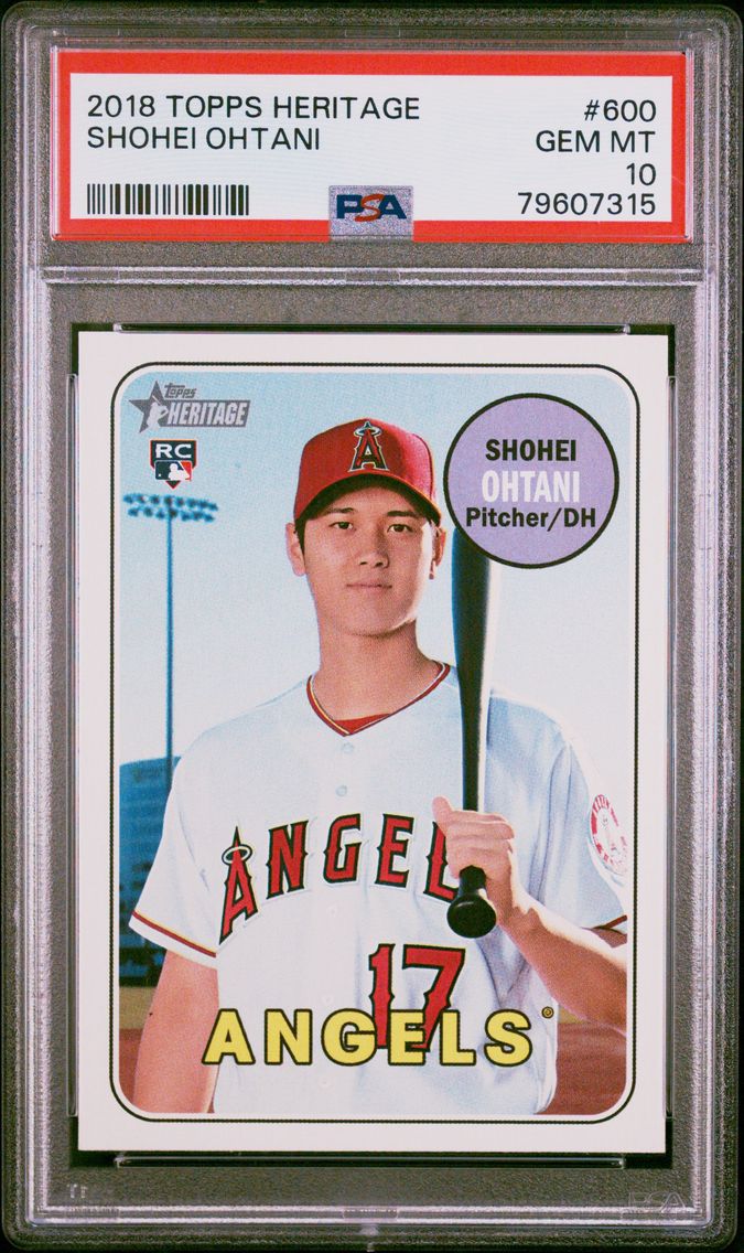2018 #600 Shohei Ohtani PSA 10 T