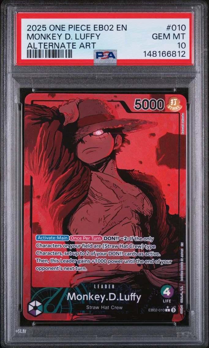 2025 #010 Monkey D. Luffy PSA 10