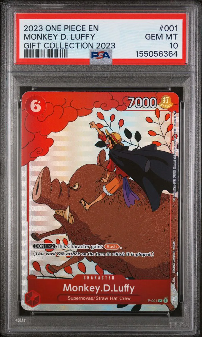 2023 #001 Monkey D. Luffy PSA 10 One Piece Gift Collection 2023