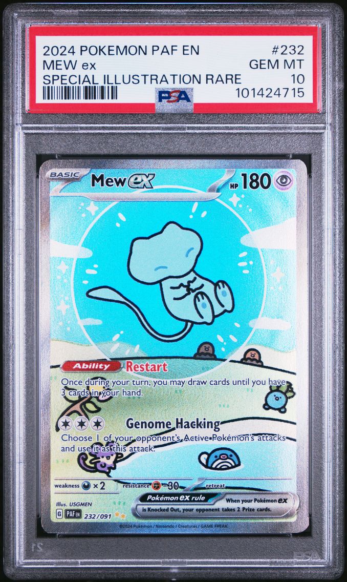 2024 #232 Mew EX PSA 10 Paf EN-P