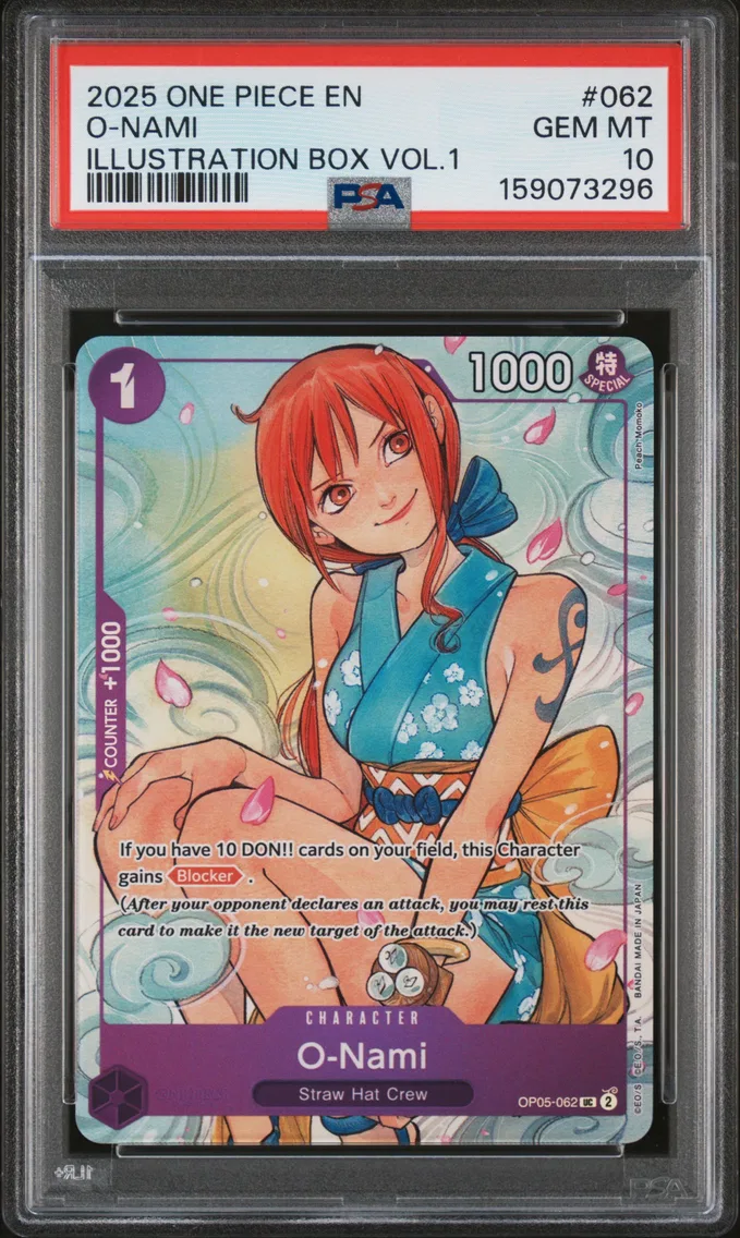 2025 #062 O-Nami PSA 10 One Piece Promos