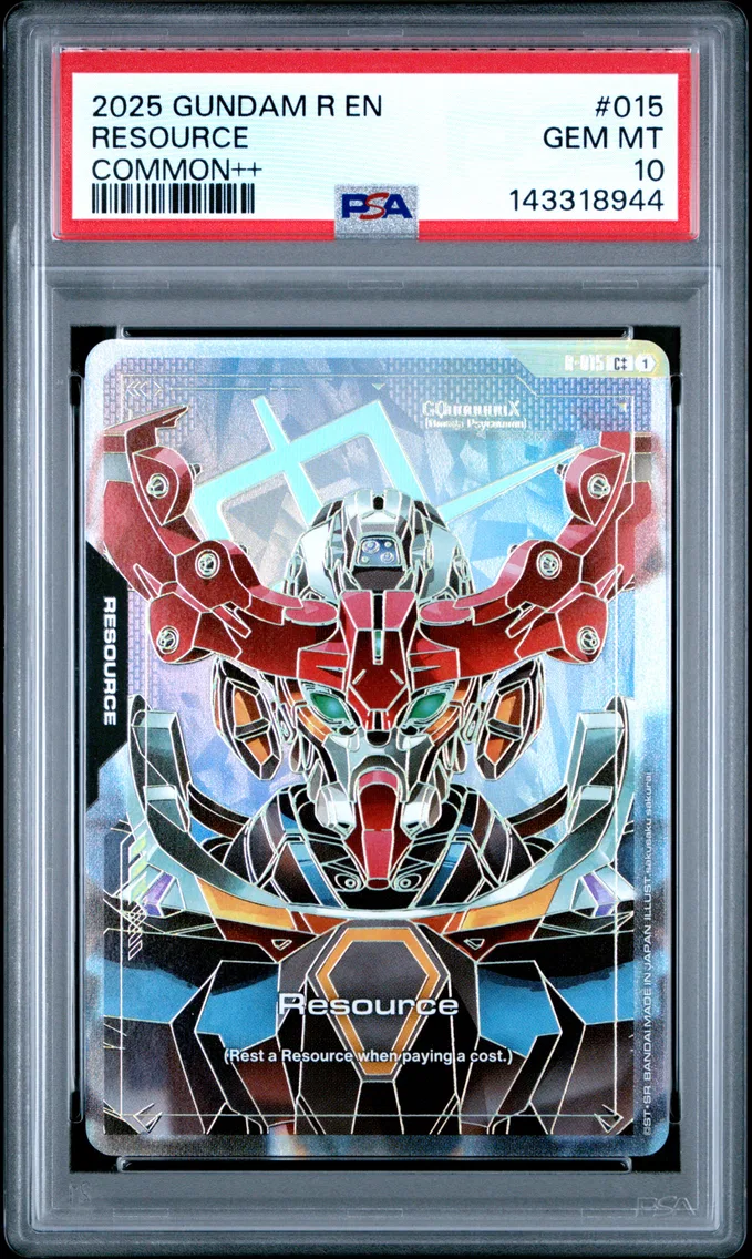 2025 #015 Resource PSA 10 Gundam Resource