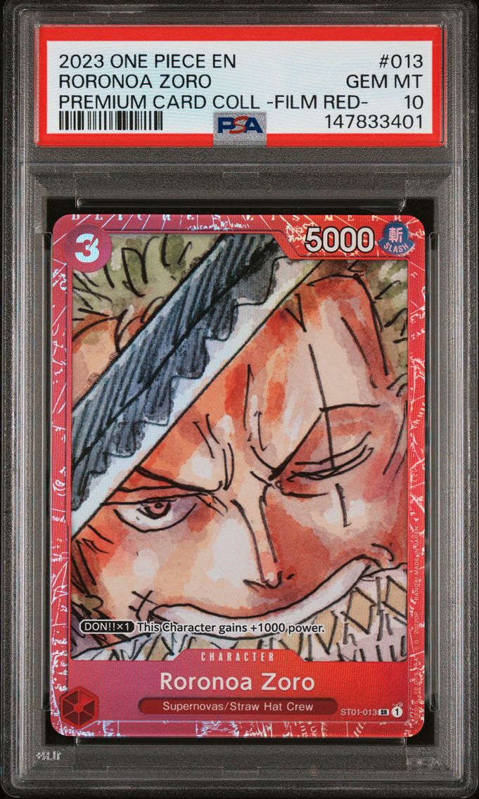 2023 #013 Roronoa Zoro PSA 10 On