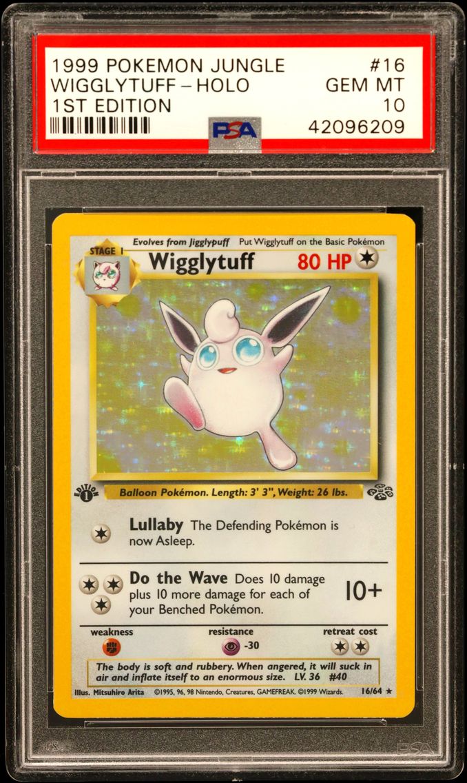 1999 #16 Wigglytuff-Holo 1st Edi
