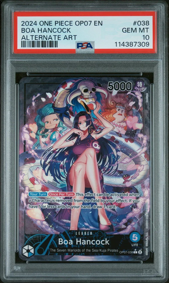 2024 #038 Boa Hancock PSA 10 One Piece OP07-500 Years in the Future