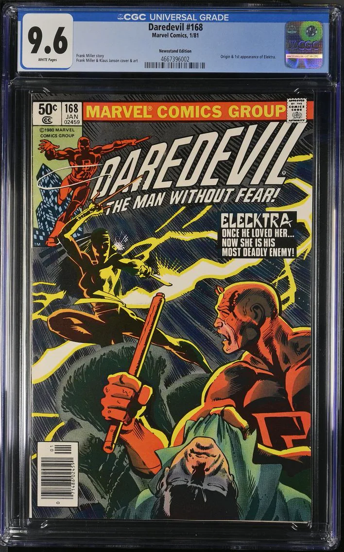 1981 #NA 1981 Daredevil #168 CGC 9.6 Marvel Comics CGC 9.6