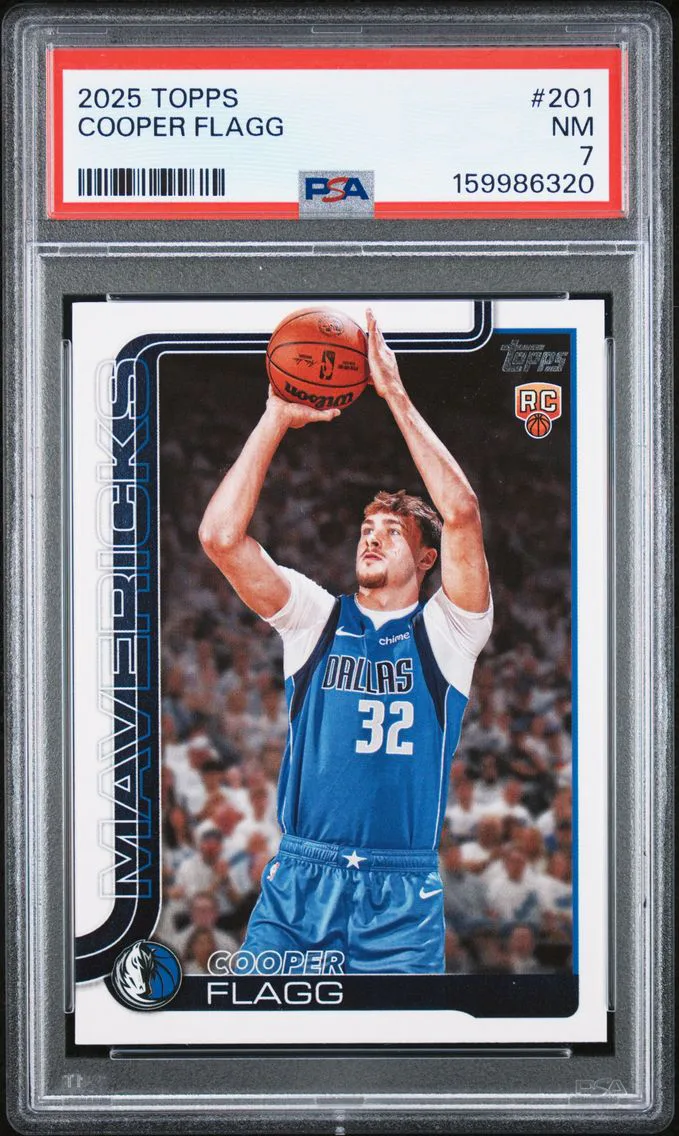 2025 #201 Cooper Flagg PSA 7 Topps