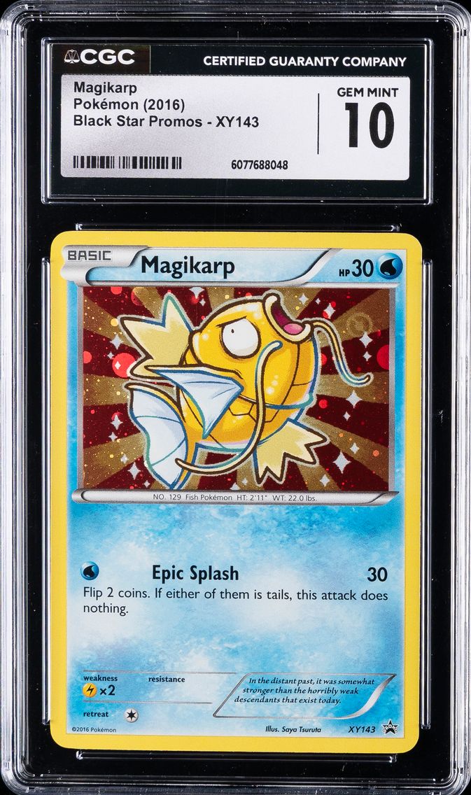 2016 #XY143 Magikarp-Holo CGC 10