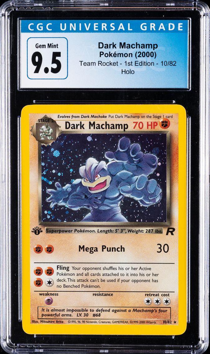 2000 #10 Dark Machamp-Holo 1st E