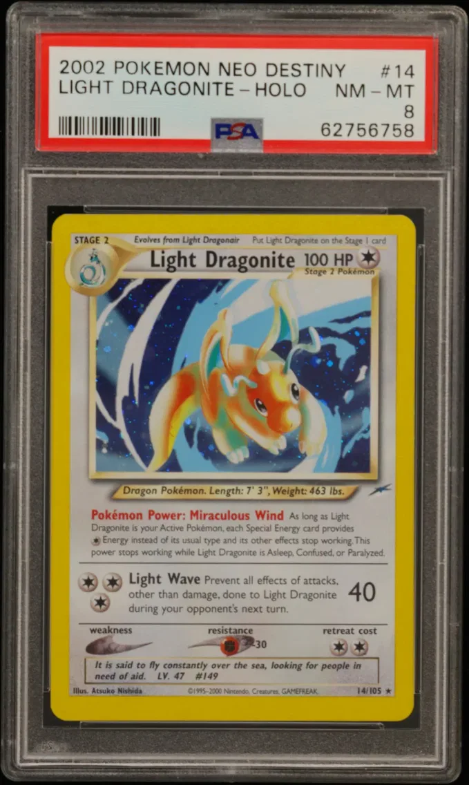 2002 #14 Light Dragonite-Holo PS