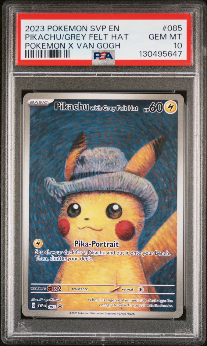 2023 #085 Pikachu With Grey Felt Hat PSA 10 Svp EN-SV Black Star Promo