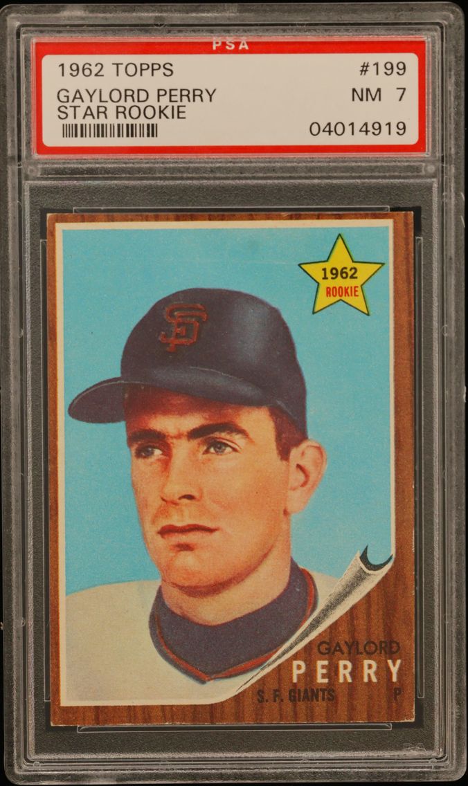 1962 #199 Gaylord Perry PSA 7 To