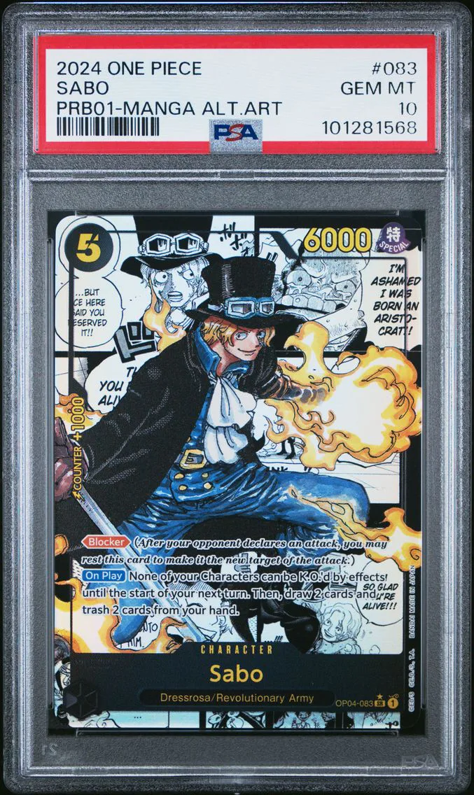 2024 #083 Sabo PSA 10 One Piece 