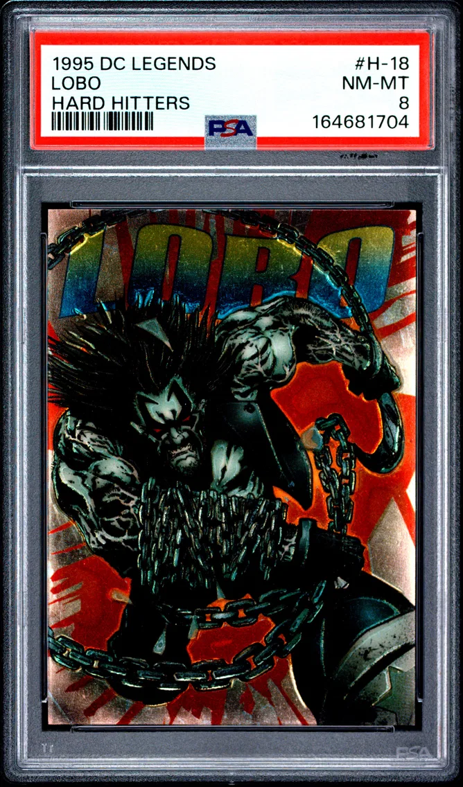 1995 #H-18 Lobo PSA 8 DC Legends Hard Hitters