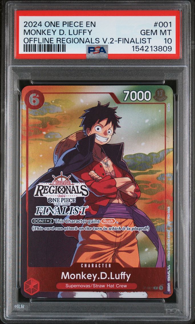 2024 #001 Monkey D. Luffy PSA 10