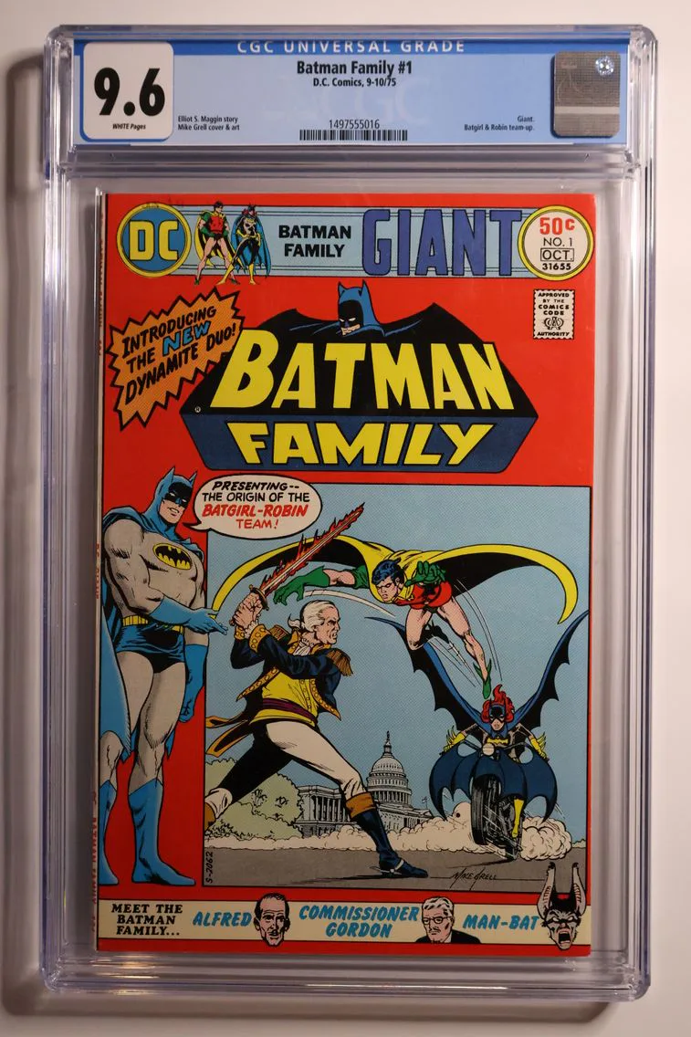 1975 Batman Family #1 CGC 9.6 DC Comics