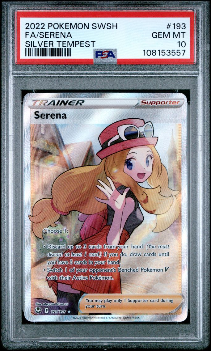 2022 #193 FULL ART/SERENA PSA 10