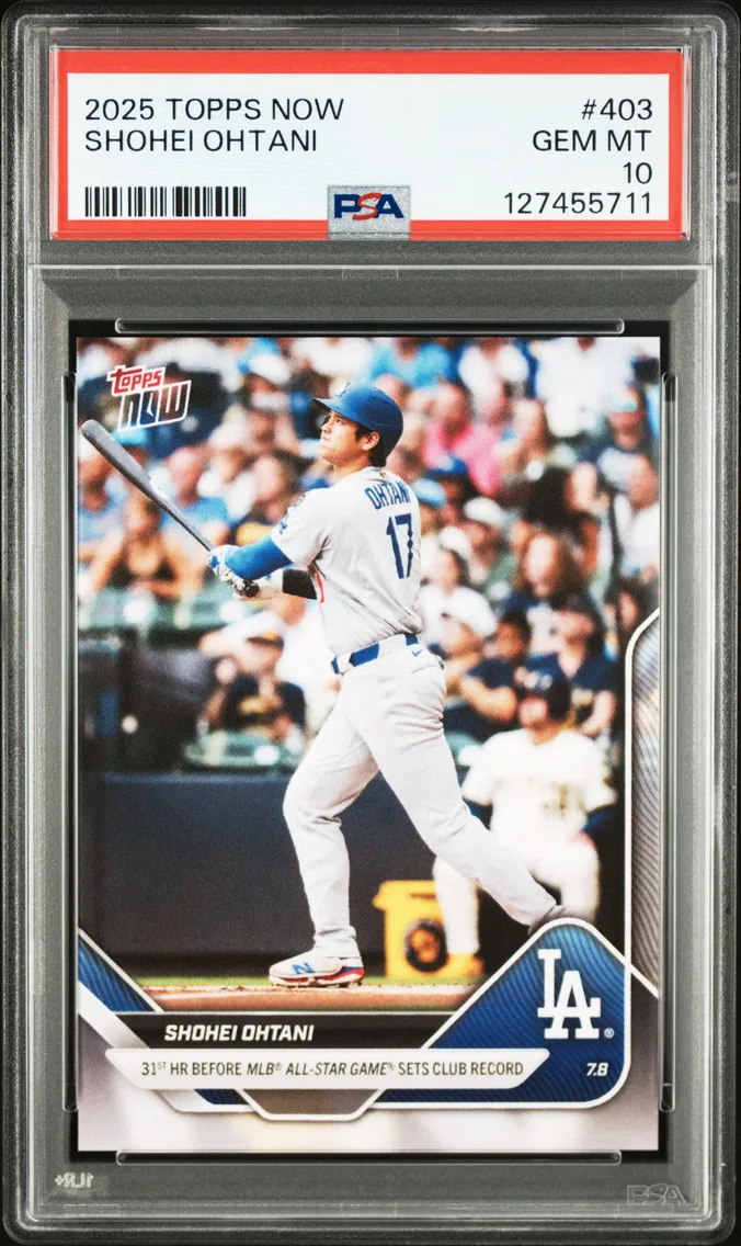 2025 #403 Shohei Ohtani PSA 10 Topps Now