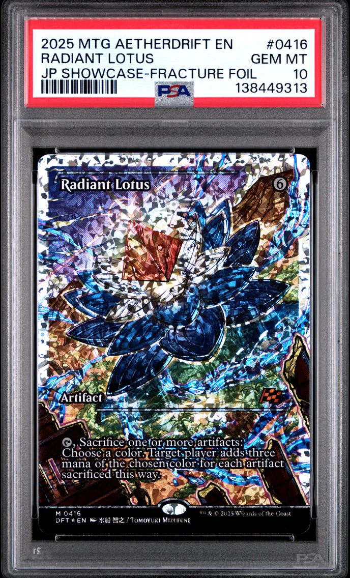 2025 #0416 Radiant Lotus PSA 10 Aetherdrift