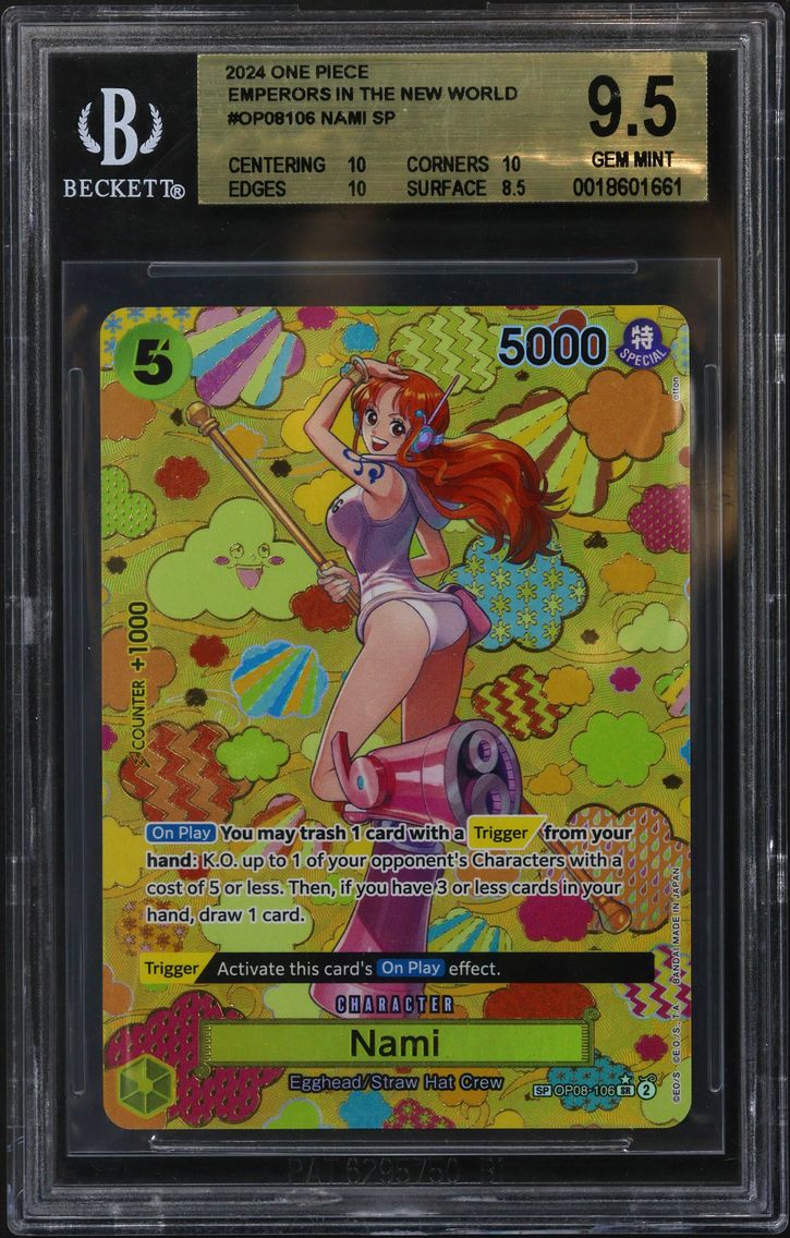 2024 #OP08106 Nami SP BGS 9.5 On