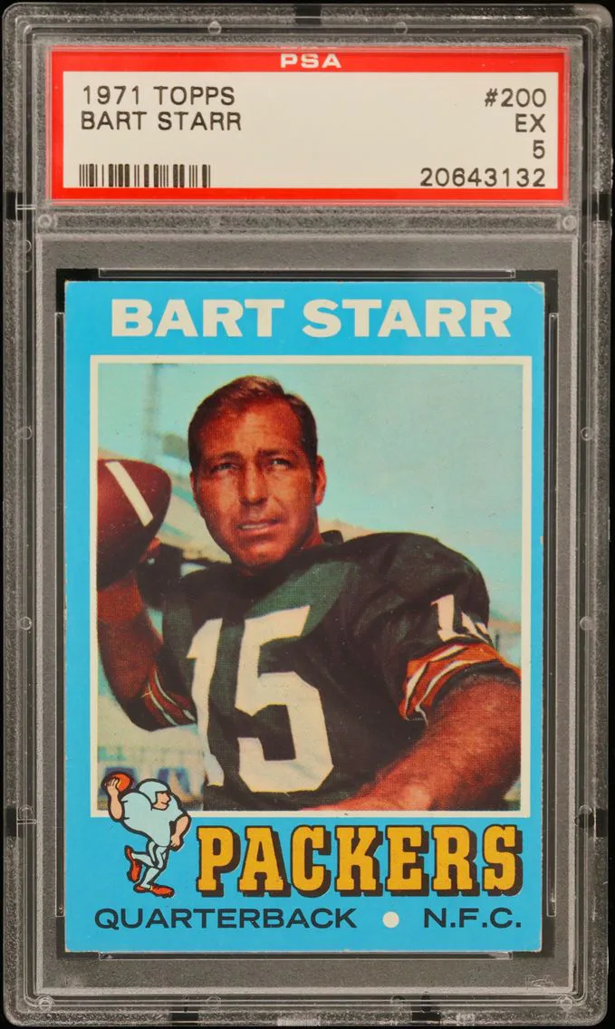 1971 #200 Bart Starr PSA 5 Topps