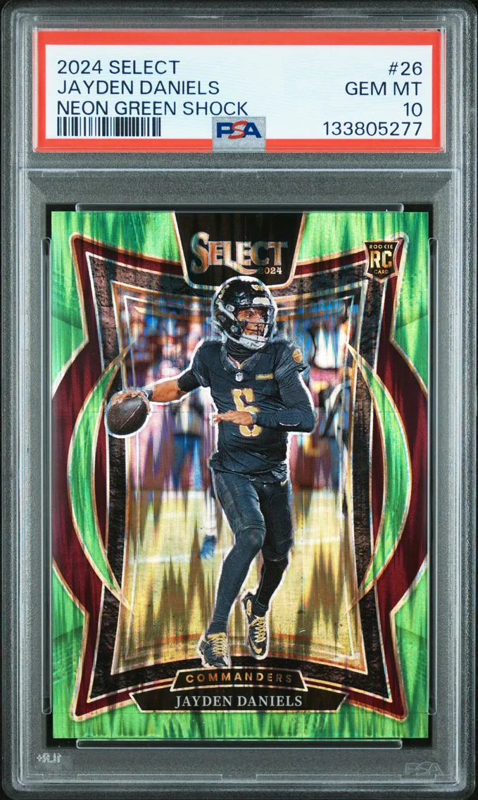 2024 #26 Jayden Daniels PSA 10 Panini Select