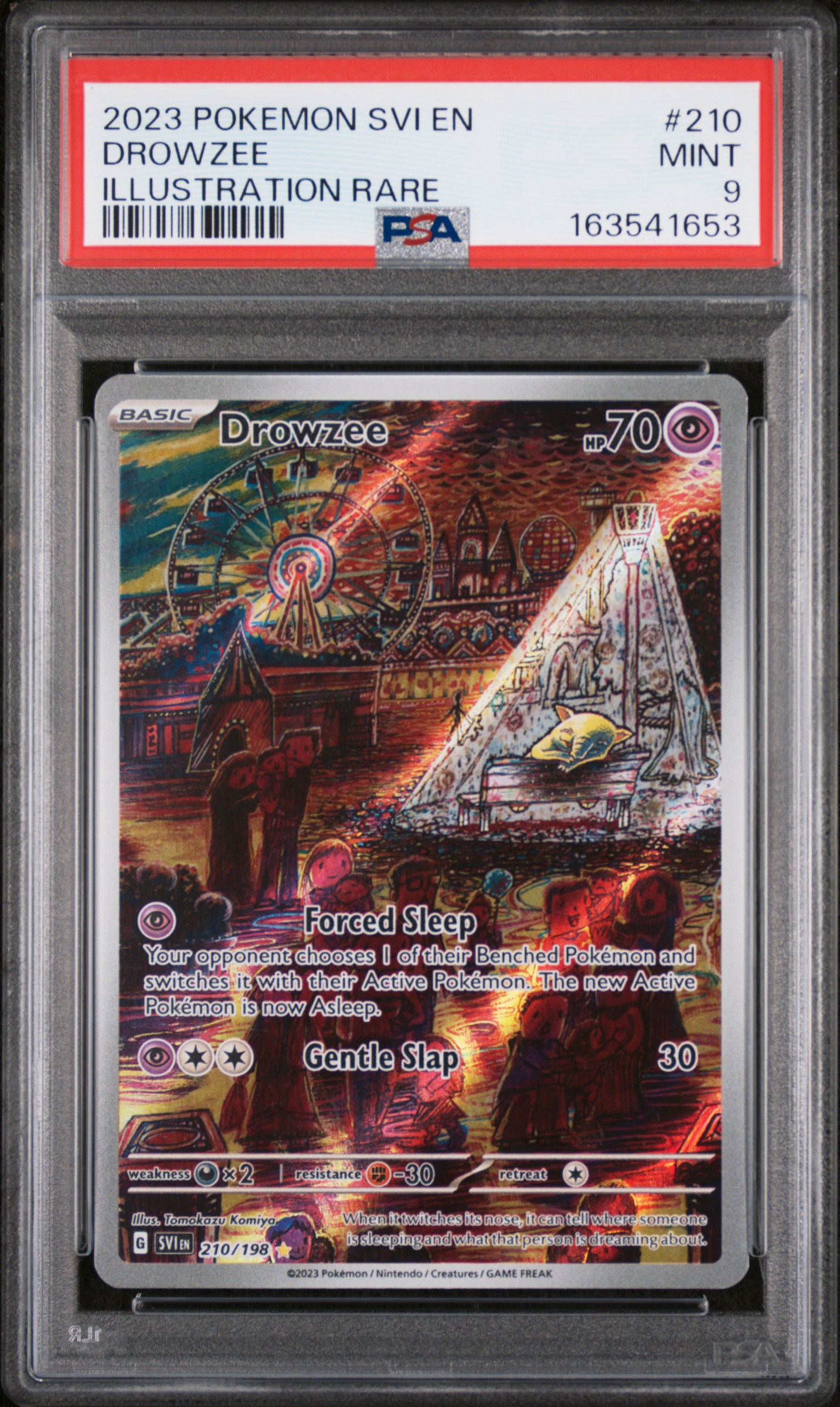 2023 #210 Drowzee PSA 9 Svi En-Scarlet & Violet