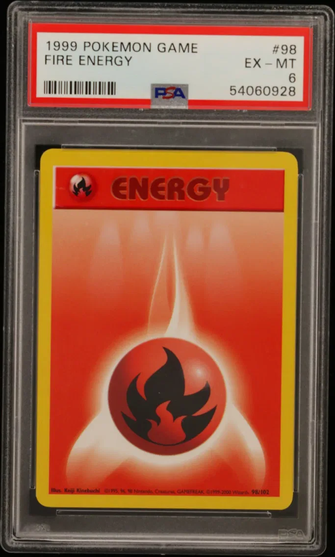 1999 #98 Fire Energy PSA 6 Game
