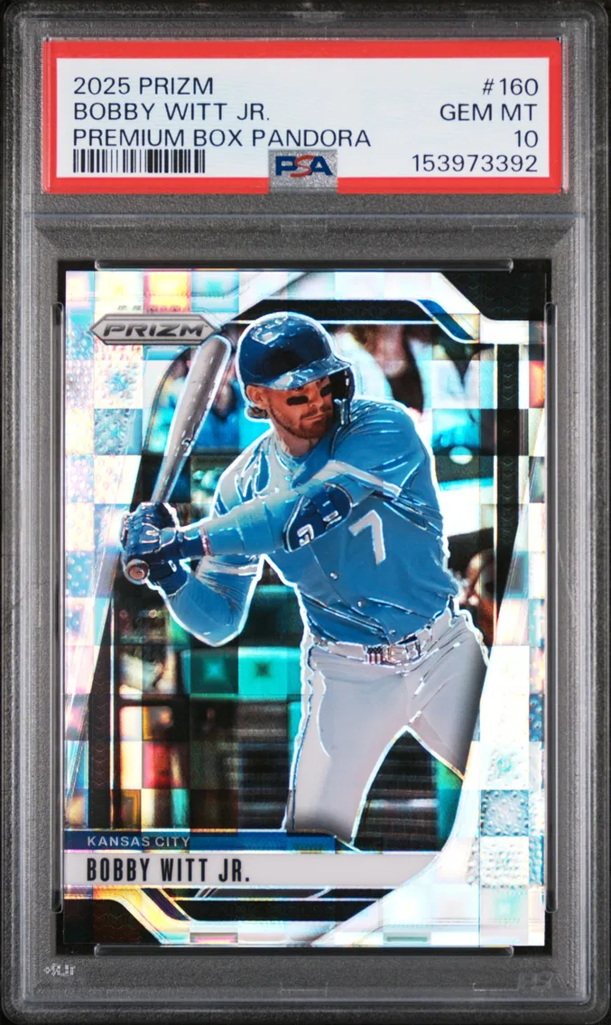 2025 #160 Bobby Witt Jr. PSA 10 Panini Prizm