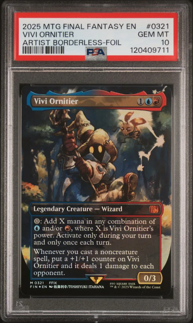 2025 #0321 Vivi Ornitier PSA 10 Final Fantasy Magic the Gathering