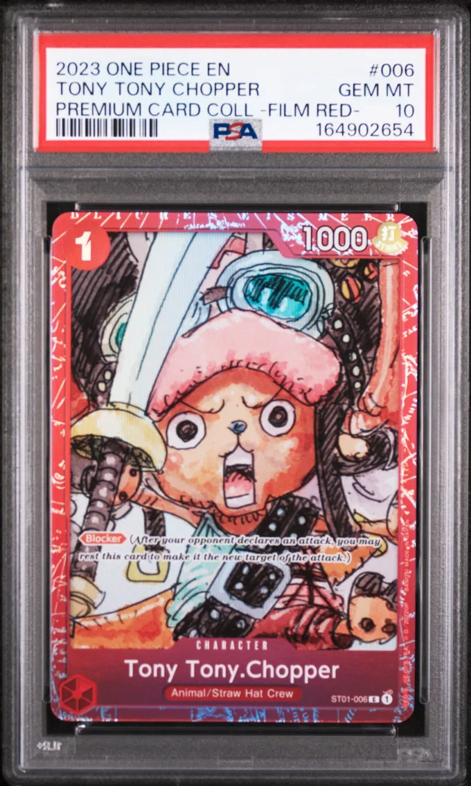 2023 #006 Tony Tony Chopper PSA 10 One Piece Premium Card Collection -One Piece Film Red-