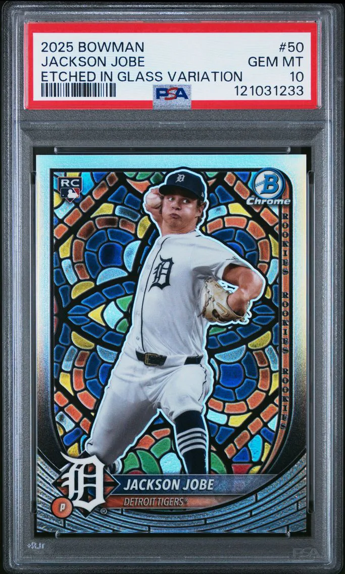 2025 #50 Jackson Jobe PSA 10 Bowman