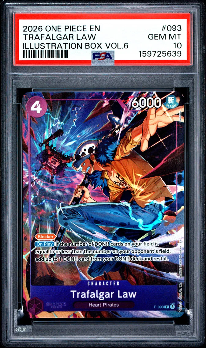 2026 #093 Trafalgar Law PSA 10 One Piece Promos