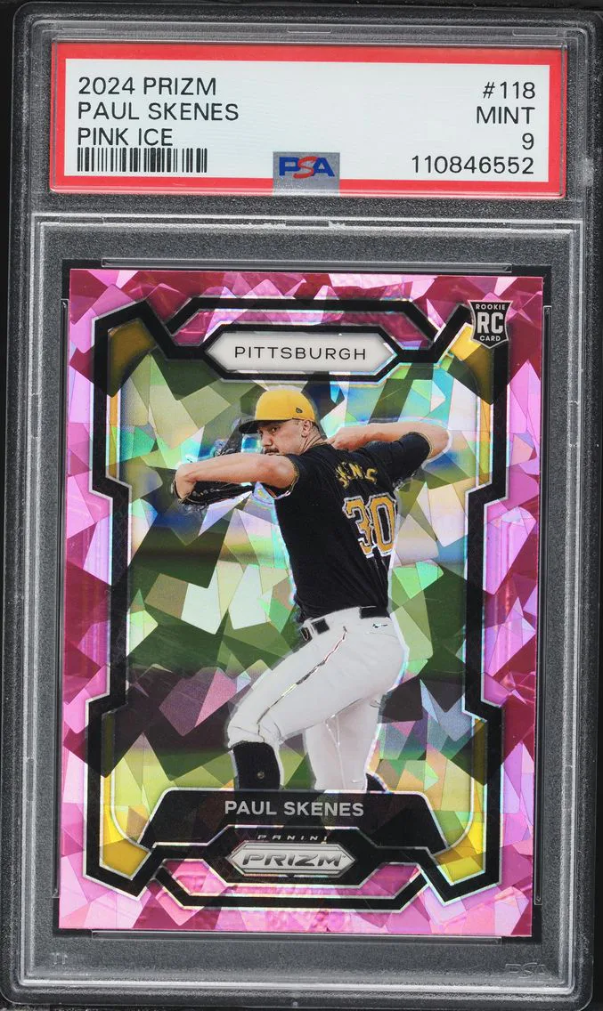 2024 #118 Paul Skenes PSA 9 Panini Prizm Baseball