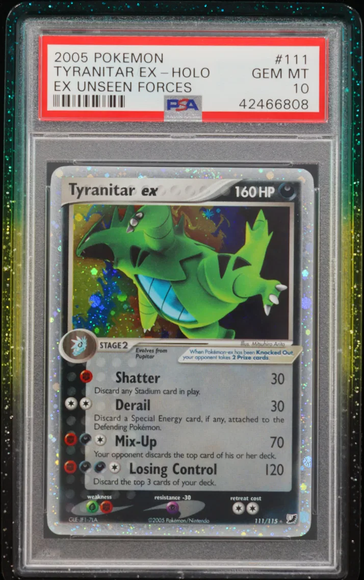 2005 #111 Tyranitar EX-Holo PSA 