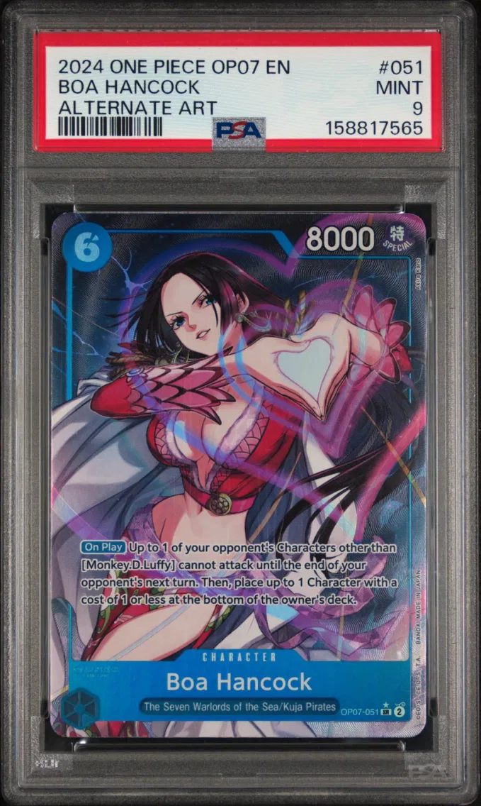 2024 #051 Boa Hancock PSA 9 One Piece OP07-500 Years in the Future