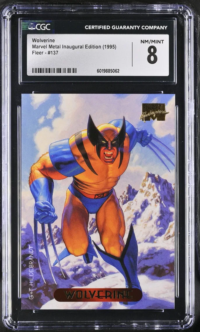 1995 #137 Wolverine CGC 8 Marvel Metal Inaugural Edition - English