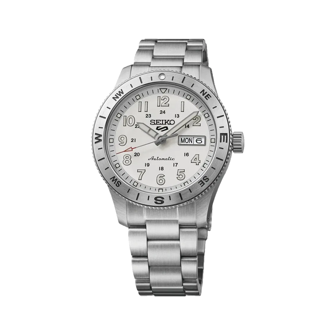 Seiko 5 Sports Field Series 41mm - White on Bracelet