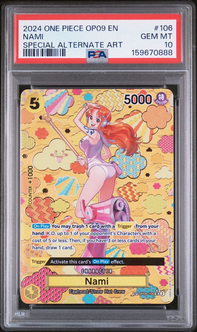 2024 #106 Nami PSA 10 One Piece OP09-Emperors in the New World