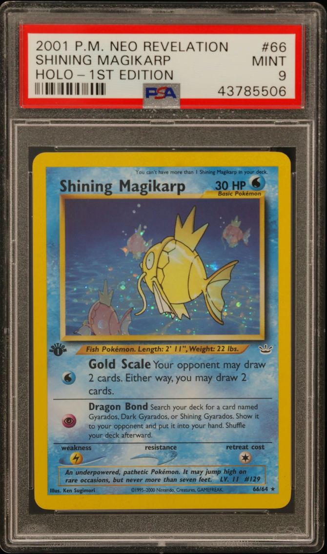 2001 #66 Shining Magikarp-Holo 1