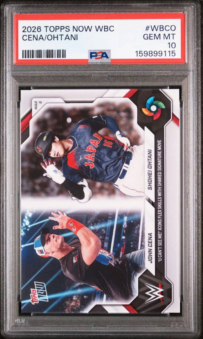 2026 #WBCO John Cena/Shohei Ohtani PSA 10 Topps Now World Baseball Classic