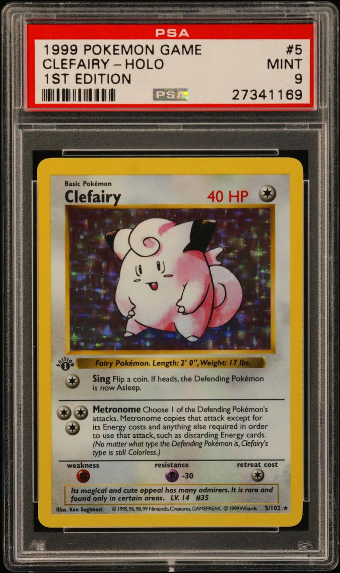 1999 #5 Clefairy-Holo 1st Editio