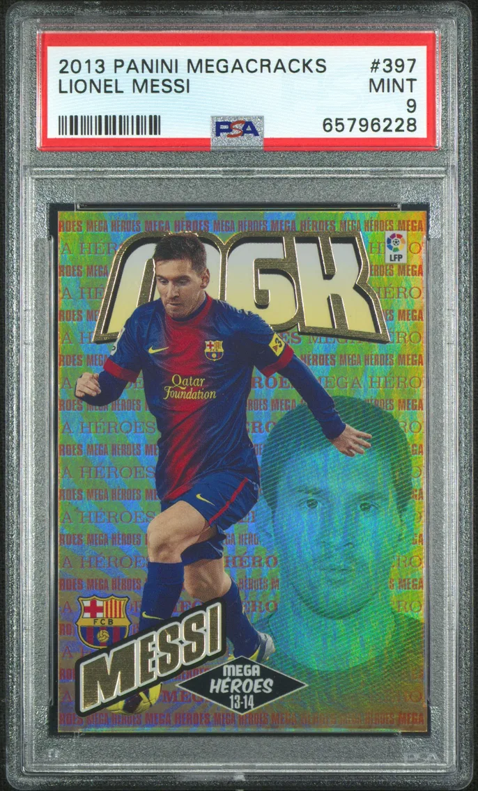 2013 #397 Lionel Messi PSA 9 Panini Megacracks