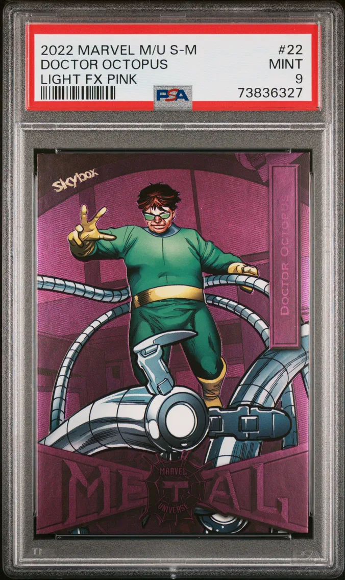 2022 #22 Doctor Octopus PSA 9 Skybox Marvel Metal Universe Spider-Man